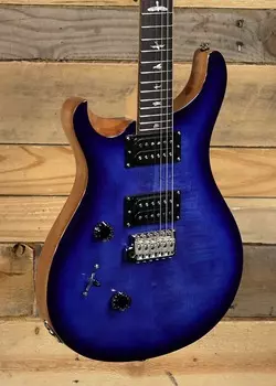 Электрогитара PRS SE Custom 24 Left-Handed Electric Guitar Faded Blue Burst w/ Gigbag