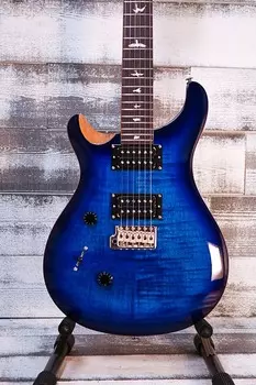 Электрогитара PRS SE Custom 24 Left-Handed Electric Guitar - Faded Blue Burst w/Gig Bag 2022 Model
