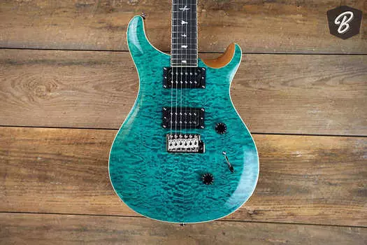Электрогитара PRS SE Custom 24 Quilt- Turquoise w/Gig Big