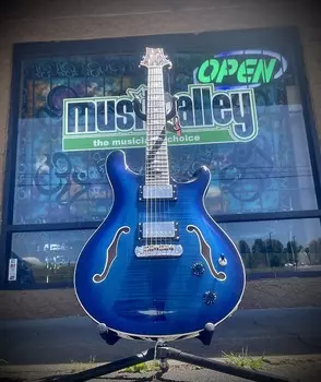 Электрогитара PRS SE Hollowbody II 2023 Faded Blue Burst