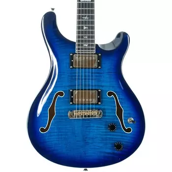 Электрогитара PRS SE Hollowbody II Electric Guitar, Faded Blue Burst