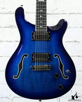 Электрогитара PRS SE Hollowbody II Faded Blue Burst W / Case