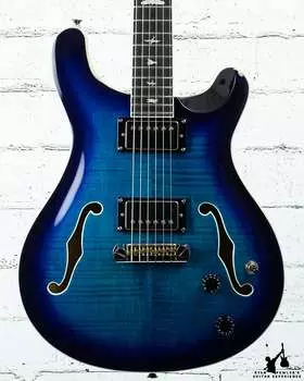 Электрогитара PRS SE Hollowbody II Faded Blue Burst W / Case