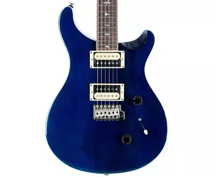 Электрогитара PRS SE Standard 24 в синем цвете PRS SE 24 Electric Guitar in Trans