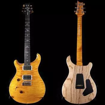 Электрогитара PRS Wood Library Custom 24 - Santana Yellow - lefty lefthanded LH