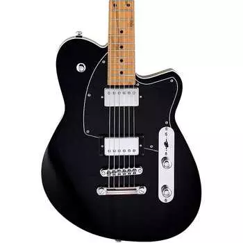 Электрогитара Reverend Charger HB Roasted Maple Fingerboard Electric Guitar Midnight Black