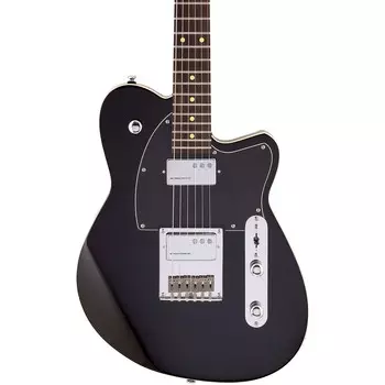 Электрогитара Reverend Crosscut с накладкой из палисандра Midnight Black