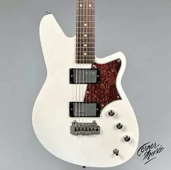 Электрогитара Reverend Descent Baritone W with Hardshell Case 2023 - Transparent White