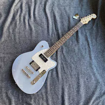 Электрогитара Reverend Double Agent OG 2021 Metallic Silver Freeze #46487