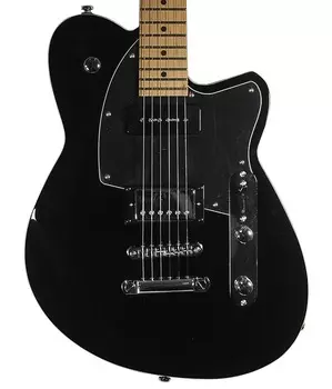 Электрогитара Reverend Double Agent OG Midnight Black Electric Guitar