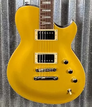 Электрогитара Reverend Guitars Roundhouse Venetian Gold / Brown Back Guitar #2083