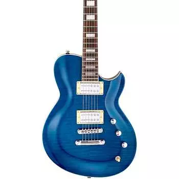 Электрогитара Reverend Roundhouse RA Electric Guitar Transparent Blue