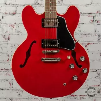 Электрогитара с полым корпусом Epiphone ES-335 Cherry