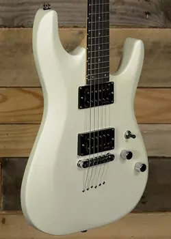 Электрогитара Schecter C-6 Deluxe Electric Guitar Satin White