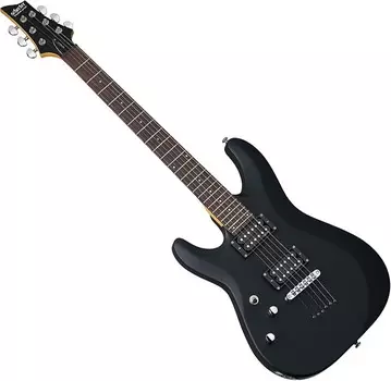 Электрогитара Schecter C-6 Deluxe Left-Handed Electric Guitar Satin Black