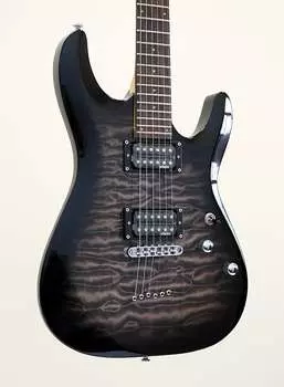 Электрогитара Schecter C-6 Plus Electric Guitar Charcoal Burst