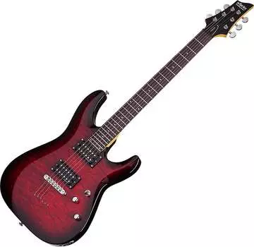 Электрогитара Schecter C-6 Plus, See-Thru Cherry Burst 447