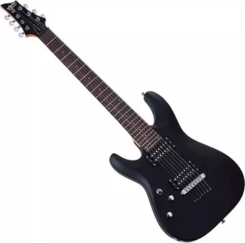Электрогитара Schecter C-7 Deluxe Left-Handed Electric Guitar Satin Black