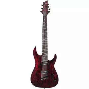 Электрогитара Schecter C-7 MS Silver Mountain Electric Guitar, 7-String, Blood Mountain