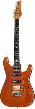 Электрогитара Schecter California Classic Trans Amber w/Case