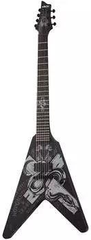 Электрогитара Schecter Chris Howorth V-7 Snake Cross, Satin Black, 334