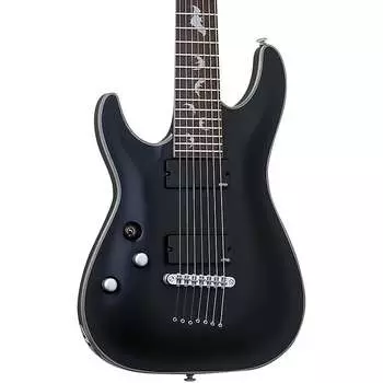 Электрогитара Schecter Damien Platinum-7 Electric Guitar Satin Black, Left-Handed