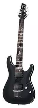 Электрогитара Schecter Damien Platinum 7 String Electric Guitar Satin Black
