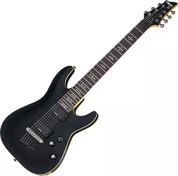 Электрогитара Schecter Demon-7 Electric Guitar Aged Black Satin