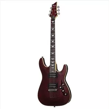 Электрогитара Schecter Guitar Research 6 String RH Omen Extreme-6 Blood Burst 2034 Omen Extreme-6 Bk/Rd Fadeburst