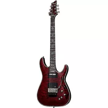 Электрогитара Schecter Guitar Research Hellraiser C-1 With Floyd Rose Sustainiac Electric Guitar Black