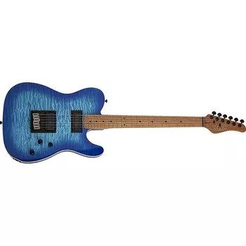 Электрогитара Schecter Guitars 864 PT Pro Guitar, Roasted Maple Fretboard, Trans Blue Burst