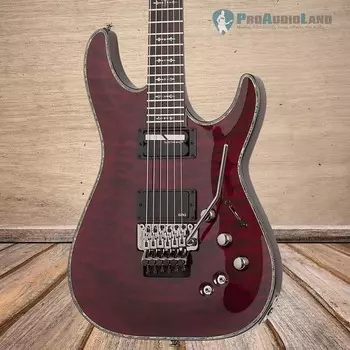 Электрогитара Schecter Hellraiser C-1 Sustaniac Floyd Rose Electric Guitar, Black Cherry