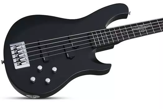 Электрогитара Schecter Johnny Christ-5 Bass, Satin Black