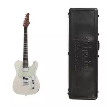 Электрогитара Schecter Nick Johnston Signature PT в цвете Atomic Snow с универсальным жестким чехлом Schecter Schecter Nick Johnston Signature PT Electric Guitar Atomic Snow with Hard Case