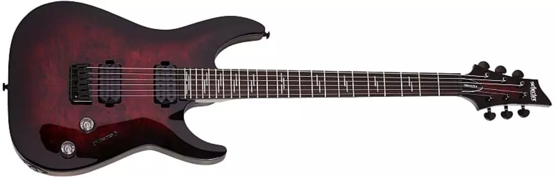 Электрогитара Schecter Omen Elite-6 Black Cherry Burst 2450 Electric Guitar