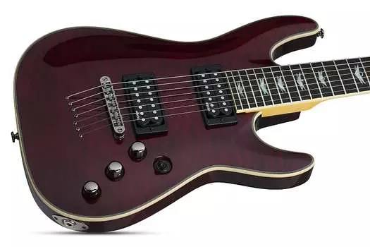 Электрогитара Schecter Omen Extreme-7, Black Cherry, 7-string 2008