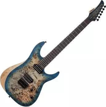 Электрогитара Schecter Reaper-6 Electric Guitar in Satin Sky Burst