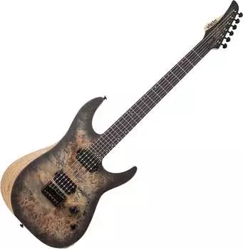 Электрогитара Schecter Reaper-6 Electric Guitar in Satin Charcoal Burst
