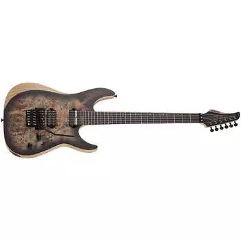 Электрогитара Schecter Reaper-6 FR S Satin Charcoal Burst + FREE GIG BAG - SCB Electric Guitar Sustainiac Reaper 6