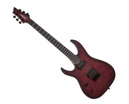 Электрогитара Schecter Sunset-6 Extreme Left Handed Electric Guitar - Scarlet Burst