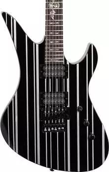 Электрогитара Schecter Synyster Gates Standard Electric Guitar, Black with Silver Stripes