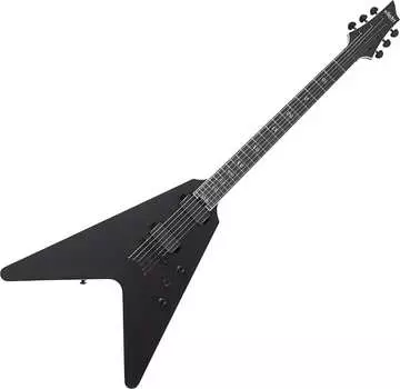 Электрогитара Schecter V-1 SLS Elite Evil Twin Electric Guitar in Satin Black