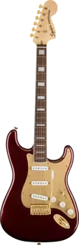Электрогитара Squier 40th Anniversary Stratocaster Gold Edition Ruby Red Metallic