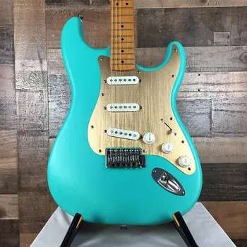 Электрогитара Squier 40th Anniversary Stratocaster Satin Seafoam Green, Free Ship, 389