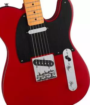 Электрогитара Squier 40th Anniversary Telecaster, Vintage Edition, Maple Fingerboard, Black Anodized Pickguard, Satin Dakota Red
