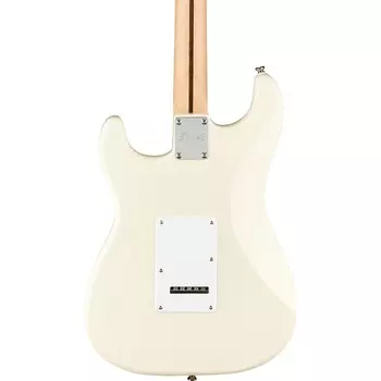 Электрогитара Squier Affinity Series Stratocaster с кленовой накладкой, олимпийский белый цвет
