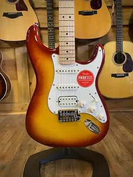 Электрогитара Squier Affinity Series Stratocaster - Sienna Sunburst с кленовой накладкой Fender Squier Affinity Series Stratocaster Electric Guitar