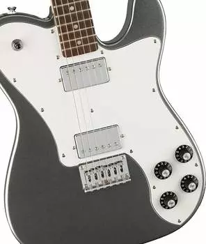Электрогитара Squier Affinity Series Telecaster Deluxe Guitar Laurel Fretboard White Pickguard Charcoal Frost Meta