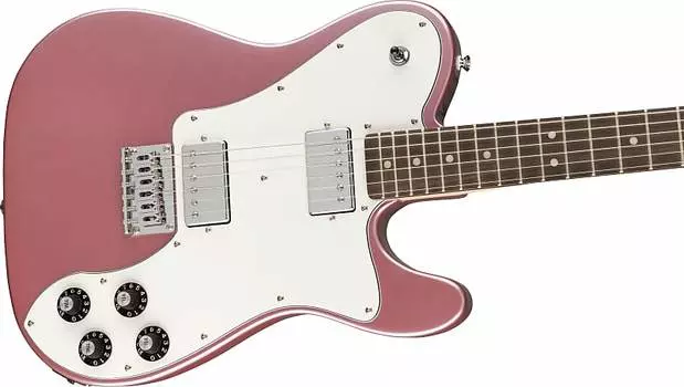 Электрогитара Squier Affinity Series Telecaster Deluxe, Laurel Fingerboard, White Pickguard, Burgundy Mist