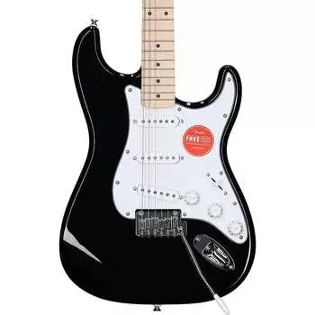 Электрогитара Squier Affinity Stratocaster Electric Guitar, with Maple Fingerboard, Black